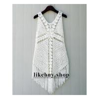 ราคา ชุดไปทะเล ชุดคลุมไปทะเล เสื้อคลุมถัก ชุดคลุมถักไหมพรม ชุดคลุมไปทะเล เสื้อคลุมบิปินี่ (17395812617)