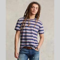 ราคา Sale Polo Ralph Lauren เสื้อยืดผู้ชาย Tee Classic Fit Striped Jersey T Shirt รุ่น MNPOTSH1N821865 สีฟ้า (20809233289)