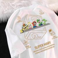 ราคา เสื้อยืดทรงหลวมสไตล์เกาหลี oversize เสื้อผ้าแฟชั่นผู้หญิงน่ารัก street เสื้อโอเวอร์ไซส์ลาย (19445892022)