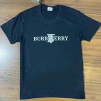 ราคา เสื้อยืดคุณภาพดี Burberry Burberry Tag Collar Label เสื้อยืดแขนสั้น คอกลม ผ้าฝ้ายแท้ ทรงหลวม สไตล์คลาสสิก สําหรับผู้ชาย และผู้หญิง (20239432737)