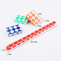 ราคา ไม้บรรทัดวิเศษหลากหลาย 24 Duan Mini Magic Snake สองสีขนาดเล็กสี่เหลี่ยม Rubiks Cube ของเล่นเพื่อการศึกษาสำหรับเด็ก (20744262902)