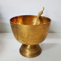 ราคา ขันตักบาตรขาเกลียว 7 นิ้ว ขันทองเหลือง ร ๕ (9181222098)