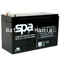 ราคา SLA Battery SL 12 7 5 SPA 12V 7 5AH ออกใบกำกับภาษีได้ batterymania (10978832461)