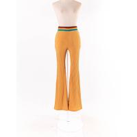 ราคา mitr กางเกงขายาวเอวแต่งไหมพรมถักสี เนื้อผ้ายืดหยุ่น ป้ายแบรนด์ระบุไซส์ XS งานป้ายห้อย Preloved (20663946380)