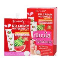 ราคา DD Cream Watermelon SPF50 PA ดีดีครีมกันแดดแตงโม ขายเป็นซองค่ะ ราคาส่งถูกๆ W 100 รหัส S02 (21276592638)