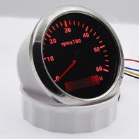 ราคา ความแม่นยำสูง85มม เครื่องวัดวามเร็ว4000 RPM Tacho 7สี Backlight Marine เรือ RPM Meter Gauge LCD Tacho Digital Hour Meter (16104197532)