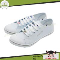 ราคา รองเท้าผ้าใบพละขาว GerryGang รองเท้าผ้าใบ 499 ผ้าใบขาว Gerry Gang F499 และ PK888 ของแท้ (19923096223)