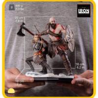 ราคา Kratos and Atreus God of War 4 1 10Scale Deluxe Statue by Iron Studios งานปั้น ของเล่นของสะสม (11193167468)