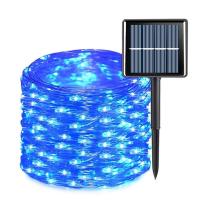 ราคา ไฟกระพริบ ไฟแถบ LED พลังงานแสงอาทิตย์ โคมไฟกันน้ำกลางแจ้ง ไฟประดับ ไฟพลังงานแสงอาทิตย์ ไฟประดับคริสต์มาส ไฟแต่งสวน ไฟตกแต่ง (20663084962)
