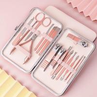 ราคา super pro ชุดกรรไกรตัดเล็บ ครบเช็ต 7 10 12 16 18 ชิ้น ตัดเล็บ ทำเล็บ แต่งคิ้ว พร้อมกระเป๋าสุดหรู (13784725683)