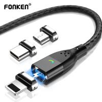 ราคา Fonken 2 เมตร 3 in 1 Micro USB Type C สำหรับiPhone เสียบสายแม่เหล็กซิงค์การถ่ายโอนข้อมูลQC3 0 ด่วนชาร์จลวดแม่เหล็กอย่างรวดเร็วชาร์จโทรศัพท์มือถือ (10890054253)