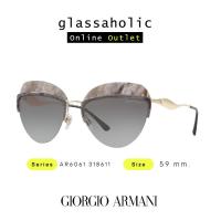 ราคา ลดกระหน่ำ แว่นกันแดด Giorgio Armani รุ่น AR6061 ทรงนักบินคิ้วเข้ม ดีไซน์พิเศษ (20126191998)