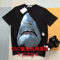 ราคา Ceiling book GVC classic big shark short sleeved summer Givenchy T shirt cotton round neck loose couple (20192352881)
