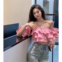 ราคา Cici D75 เสื้อครอปสม็อคทั้งตัว แต่งแขนระบาย ยืดได้เยอะใส่แล้วน่ารักมากๆ แขนเป็นทรงตุ๊กตานะ สาวๆไม่ควรพลาด (16270875886)