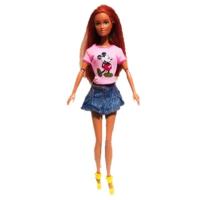 ราคา มือ 2 มีหลายภาพ ไม่รวมฐานตุ๊กตาบาร์บี้ผิวเข้มหน้าสวย ผมตรงสีน้ำตาล่อน แขนข้อต่อ Mattel 1999 China (19978231970)