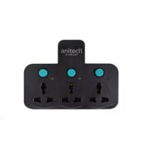 ราคา H121 PLUGสินค้า หัวแปลงปลั๊กไฟ Anitech H121TES 3ช่องเสียบ ใช้เพิ่มช่องปลั๊ก ขยายช่องปลั๊ก มี 2 สี ดำ ขาว 1Y (18855233557)
