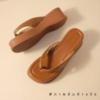 ราคา 25twentyfives Cody รองเท้าส้นเตารีดหูหนีบ สายเกาต้องมี สูง2นิ้ว (19502840334)