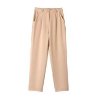 ราคา กางเกงวอร์มแฟชั่นสำหรับผู้หญิงวินเทจเข็มขัดเอวสูงฟลายสำหรับผู้หญิงกางเกงวอร์มมีกระเป๋าข้าง (21171056405)