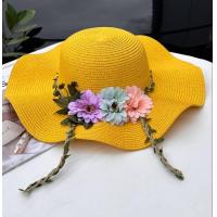 ราคา Hats Shop9 หมวกสานปีกกว้าง แต่งคาดดอกไม้ หมวกแฟชั่นหญิง สินค้าพร้อมส่ง C057 (19755959922)