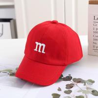ราคา หมวกเบสบอลสำหรับเด็กชายเด็กหญิงหมวกมีที่บังแดดปักลายตัวอักษร M หมวกเด็กปรับได้หมวกกันแดดสำหรับเด็ก (13697801454)