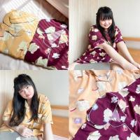 ราคา Mai i tale bed Pompom ชุดนอนผ้าไหมอิตาลี ชุดนอนไซต์ใหญ่ ชุดนอนพลัสไซต์ ผ้าไหมอิตาลี ชุดนอน52นิ้ว ชุดนอน60นิ้ว (16905877854)