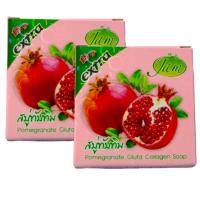 ราคา 2 ก้อน JAM pomegranate gluta collagen soap แจม สบู่แจม สบู่ทับทิม กลูต้า คอลลาเจน 65 กรัม ใช้ได้ทั้งผิวหน้าและผิวกาย (16655743016)
