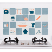 ราคา สติ๊กเกอร์ติดผนัง กันน้ำมันกระเด็น แผ่นกันน้ำมันกระเด็น Kitchen wall sticker สำหรับห้องครัว สามารถทำความสะอาดได้ OfficeME (6738684503)