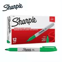 ราคา Sharpie ปากกาเคมี ปากกา Permanent ชาร์ปี้ Fine 1 0mm กล่องละ 12 ด้าม (2943954575)