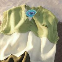 ราคา Hanlu เสื้อกั๊กไหมพรมผู้ชาย เสื้อแขนกุดผ้าถักคอวีญี่ปุ่นเสื้อแขนกุดผ้าถักแฟชั่นฤดูใบไม้ผลิและฤดูใบไม้ร่วงเสื้อกันหนาวแขนกุด (20742975697)