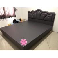 ราคา เตียงนอน เตียงหัวพัดฝังเพชร ดีไซน์สวยคุณภาพดีแข็งแรง (18423790363)