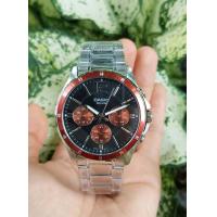 ราคา Win Watch Shop นาฬิกา Casio รุ่น MTP 1374D และ MTP 1374L ข้อมือผู้ชาย หน้าปัด 3 วง ของแท้ 100 รับประกันสินค้า 1 ปีเต็ม (18288553589)