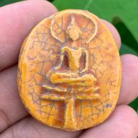 ราคา พระขุนแผนใบพุทรา กรุวัดใหญ่ชัยมงคลอยุธยา เนื้อกระเบื้องเคลือบโบราณ พระมหาเถรคันฉ่องปลุกเสก (17144516675)