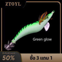 ราคา ZTOYL เบ็ดปลาหมึกตะขอไม้กุ้งปลาหมึกไม้กุ้งเรืองแสงทำจากไม้กุ้งเหยื่อปลอมเหยื่อตกปลากุ้งปลอม (20996426066)