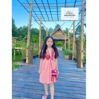 ราคา ชุดพื้นเมือง ชุดเด็กดอยระบายหน้าแต่งกระเป๋า2ข้างน่ารักๆ (17351511486)