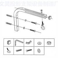 ราคา ขายึดโปรเจคเตอร์หน้าจอยึดเบ็ดภาพยนตร์หน้าจอแขวนผนัง วัสดุทนทานได้มาตรฐาน (18838691481)