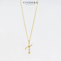 ราคา สร้อยคอทองคำแท้ จี้ตัวอักษร ประดับเพชร ทอง 9K ITALY 375 (13112154546)