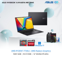 ราคา NOTEBOOK โน้ตบุ๊ค ASUS VIVOBOOK 16 M1605YA MB778WS INDIE BLACK BY COMCOM (19896715499)