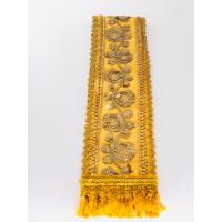 ราคา ผ้าสไบห่มพระพุทธรูป สำหรับองค์พระหน้าตัก 9 นิ้ว สีเหลืองทอง (13962607940)