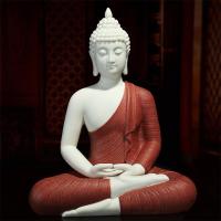 ราคา เครื่องลายครามงานฝีมือเซรามิกพระพุทธรูปประเทศไทยเอเชีย Tenggara หุ่นพระพุทธเจ้าตกแต่งบ้าน (19551155933)