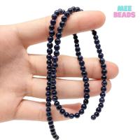 ราคา หินทรายเงิน หินสังเคราะห์ ขนาด 4 มิล เส้นยาว แถมฟรี ลวดตัวนำ ไหมร้อยหิน หินสีน้ำเงิน Silver Sand Stone (7614961027)