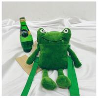 ราคา กบตัวน้อยตลก2024สไตล์เกาหลีแบบใหม่ถุงตุ๊กตาการ์ตูนกระเป๋าสะพายข้างกระเป๋าสะพายไหล่ตุ๊กตาผ้ากำมะหยี่น่ารัก (20999600210)