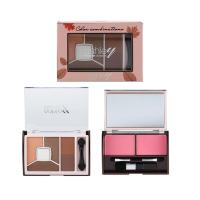 ราคา A 256 Ashley Color Combinations เซ็ตพาเลตเมคอัพ 2 ชั้น เเต่งคิ้ว ตา เเละเเก้ม (16518718971)
