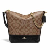 ราคา ของแท้ COACH F76669 กระเป๋าสะพายโซ่กระเป๋าถังเล็กผู้หญิง กระเป๋าสะพายกระเป๋าถือกระเป๋าสุภาพสตรีกระเป๋าสะพายไหล่กระเป๋าหนังกระเป๋าสะพาย (10712223552)