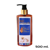ราคา น้ำมันปลาแซลมอน Pure Salmon Oil ขนาด 100 500 ml บำรุงขนและผิวหนัง เพิ่มความอยากอาหาร น้ำมันปลาแซลมอนแท้นอร์เวย์ สำหรับสุนัขและแมว MacchiE (19060306670)