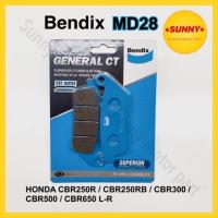 ราคา ผ้าเบรคหน้า BENDIX MD28 แท้ สำหรับรถมอเตอร์ไซค์ HONDA CBR250R Year 2013 CBR250RB Year 2011 CBR300 CBR500 CBR650 (2254286611)