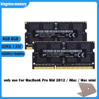 ราคา 4GB 8GB DDR3L 1600MHz MHz RAM 1866แล็ปท็อปหน่วยความจำ PC3L 14900 PC3L 12800 SO DIMM แรม1 35V (18330227706)