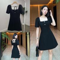 ราคา CHARISSA เดรสสีดำ เดรสสีดำน่ารักๆ เดรสออกงานสีดำ เดรสสีดำสั้น เดรสสีดำเรียบหรู (20169905159)