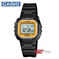 ราคา Casio Digital นาฬิกาข้อมือผู้ชาย ผู้หญิง สายยางเรซิ่น รุ่น LA 20WH (203744390)