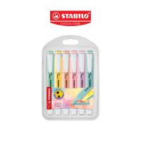 ราคา STABILO Swing Cool Pastel ปากกาไฮไลท์ ปากกาเน้นข้อความ สีพาสเทล แพ็ค 6 สี 275 6 08 (21256853803)