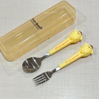 ราคา ช้อน ส้อม ลายการ์ตูน พร้อม กล่องสีใส (21083061501)